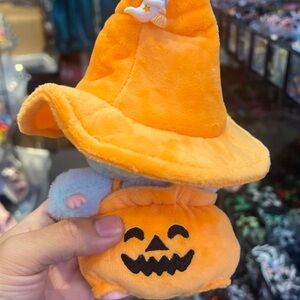 Labubu Halloween 2pc Pumpkin Suit & Witch Hat